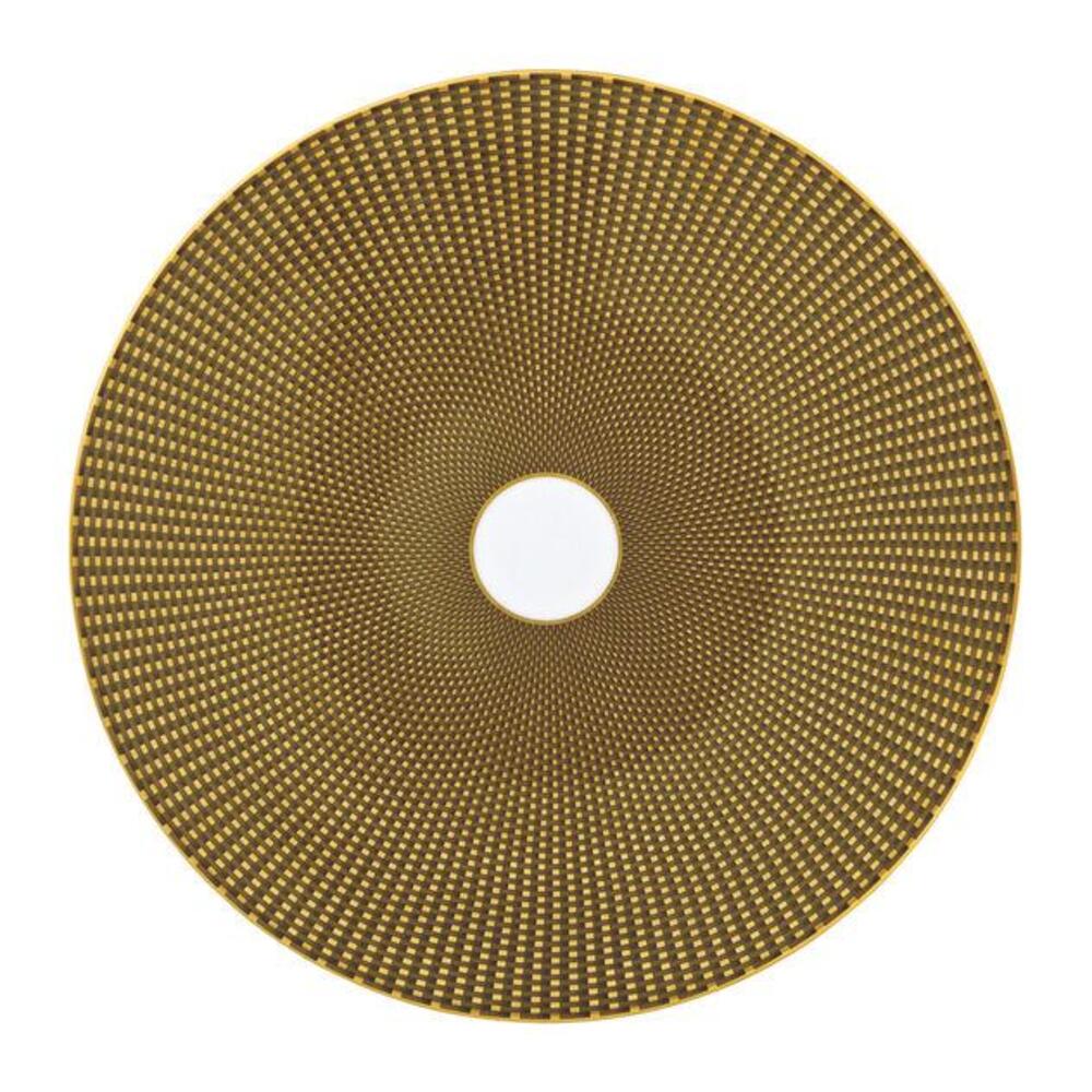 Tresor Brown Buffet Plate by Raynaud