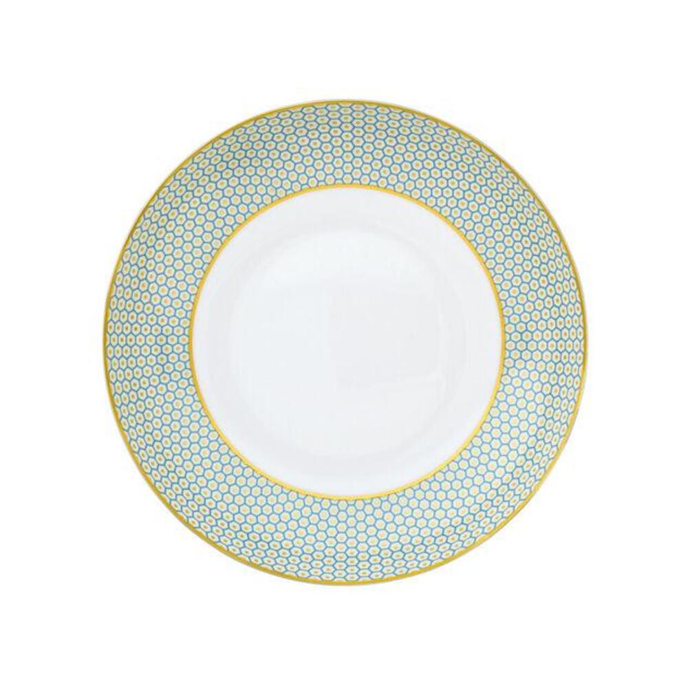 Tresor Turquoise Soup Plate by Raynaud
