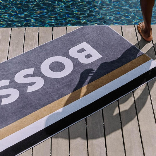 Triband Beach Towel by Yves Delorme