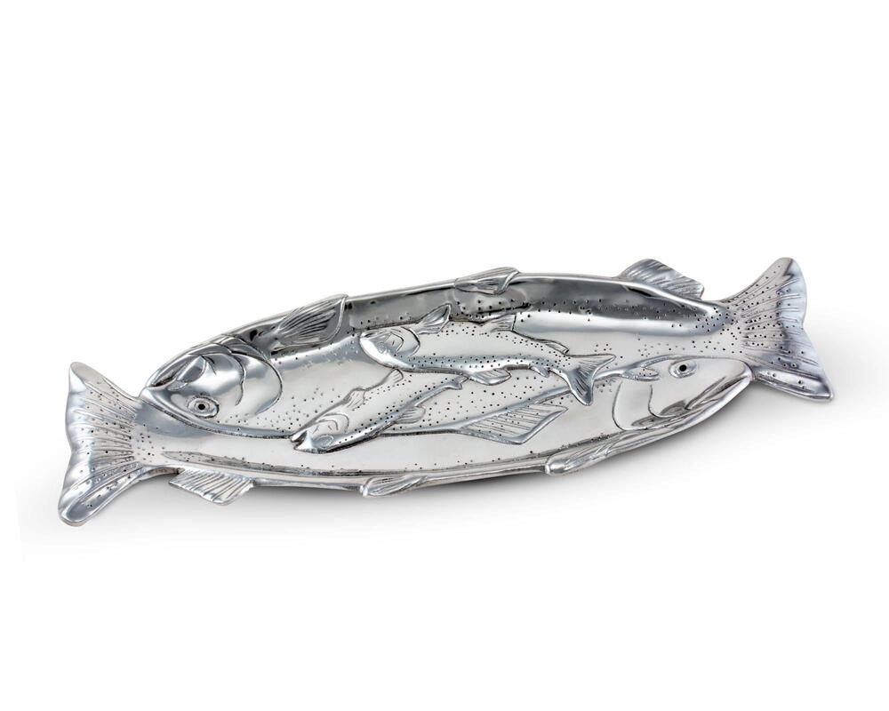 Trout Oblong Tray by Arthur Court Designs 4
