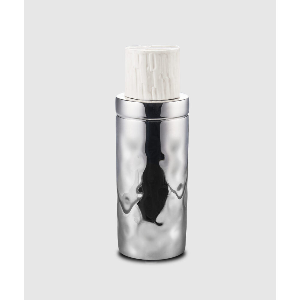 Tundra Cocktail Shaker with White Resin by Mary Jurek Design