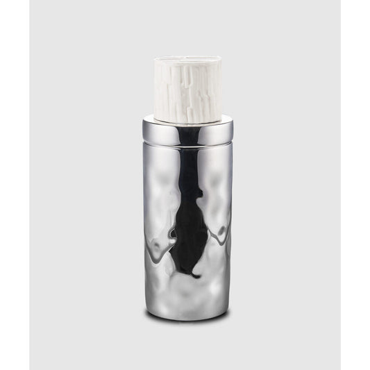 Tundra Cocktail Shaker with White Resin by Mary Jurek Design