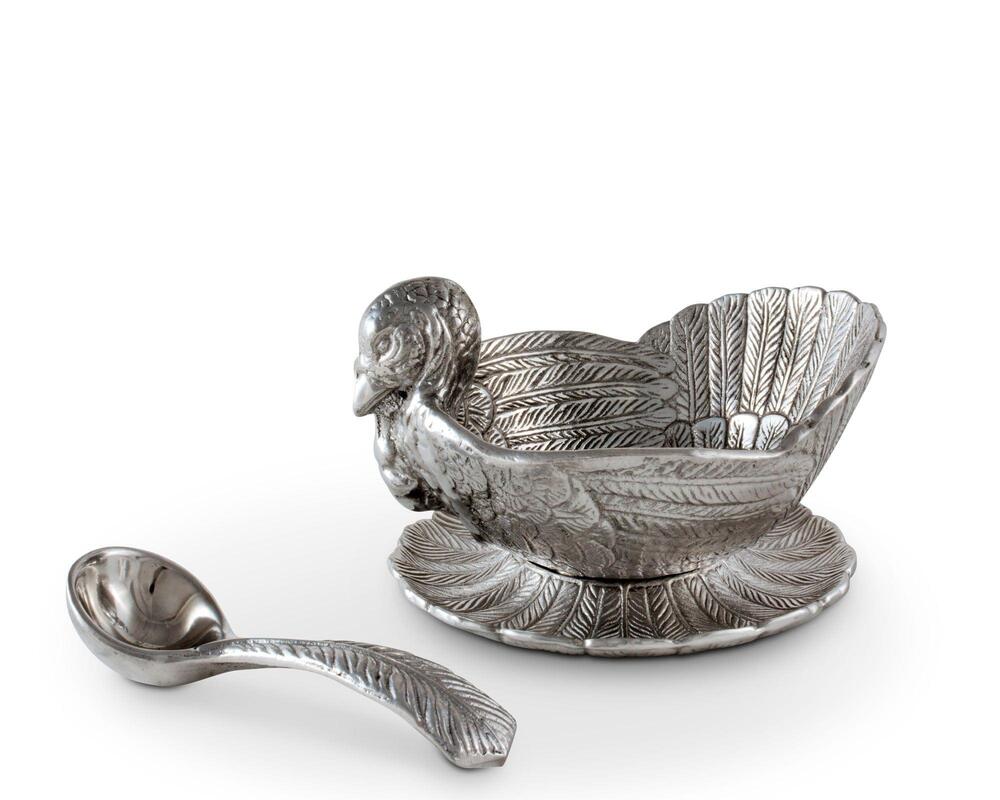 Turkey 3-Piece Condiment Set by Arthur Court Designs 4