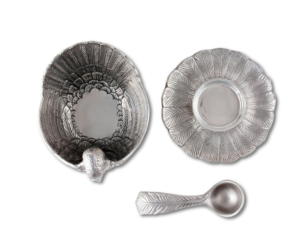 Turkey 3-Piece Condiment Set by Arthur Court Designs 5