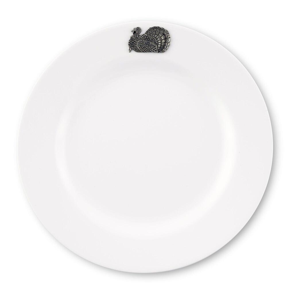 Turkey Melamine Lunch Plates - Set of 4 by Arthur Court Designs 1