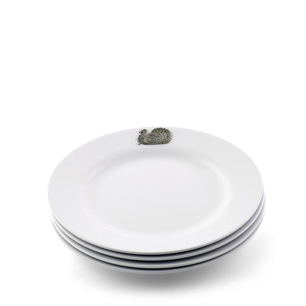 Turkey Melamine Lunch Plates - Set of 4 by Arthur Court Designs 2