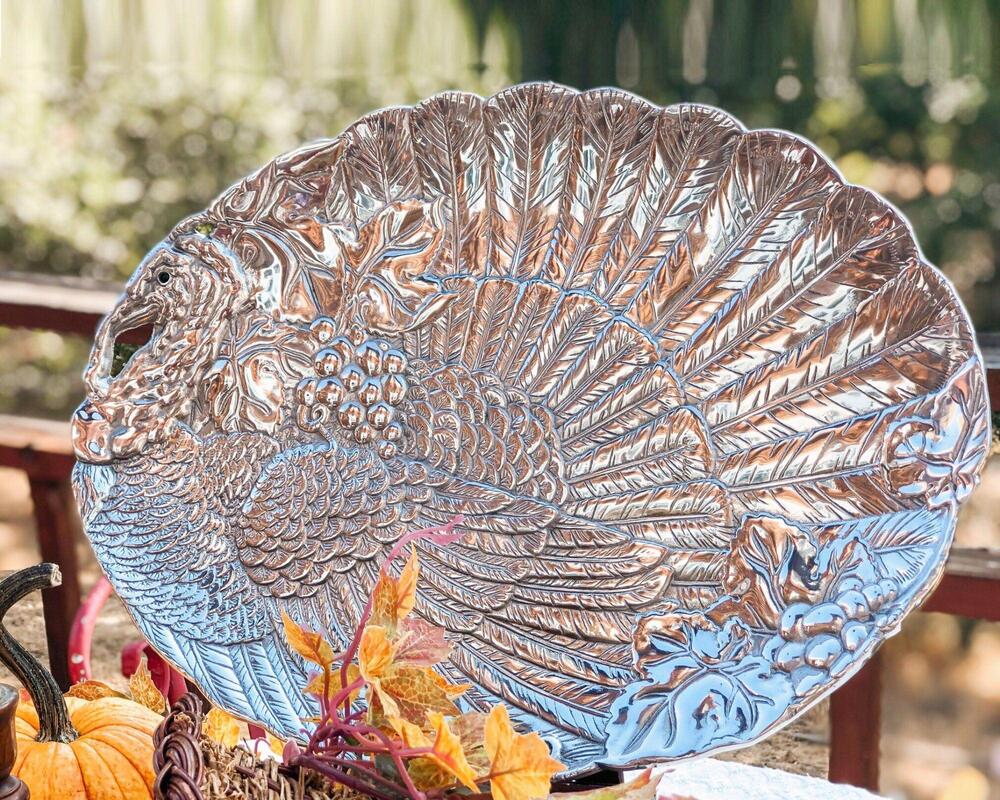 Turkey Oval Platter by Arthur Court Designs 5
