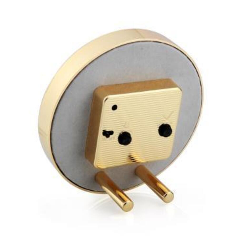 Turquoise Blue & Gold Alarm Clock by Addison Ross Additional Image-2