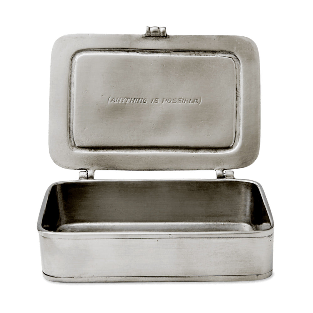 "Tutto E Possibile" Box, Small by Match Pewter 3