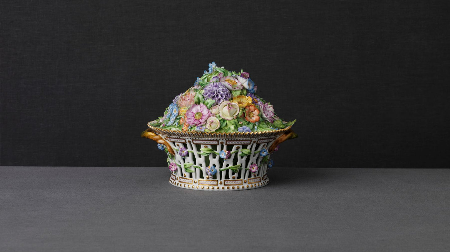 Flora Danica M.P. Flower Basket by Royal Copenhagen