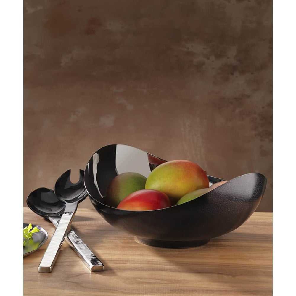 Valencia Salad Set with Buffalo Horn (2pc set) by Mary Jurek Design Additional Image -4