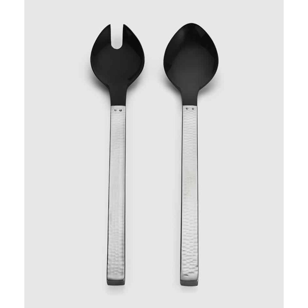 Valencia Salad Set with Buffalo Horn (2pc set) by Mary Jurek Design