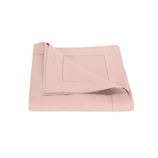 Valentina Hemstitch Tablecloth Pink