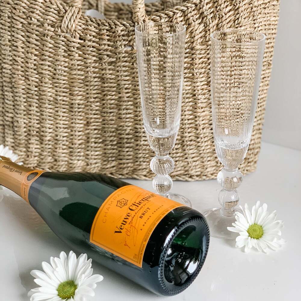 Venice Champagne Flute Set of 4 - Clear by Beatriz Ball 10