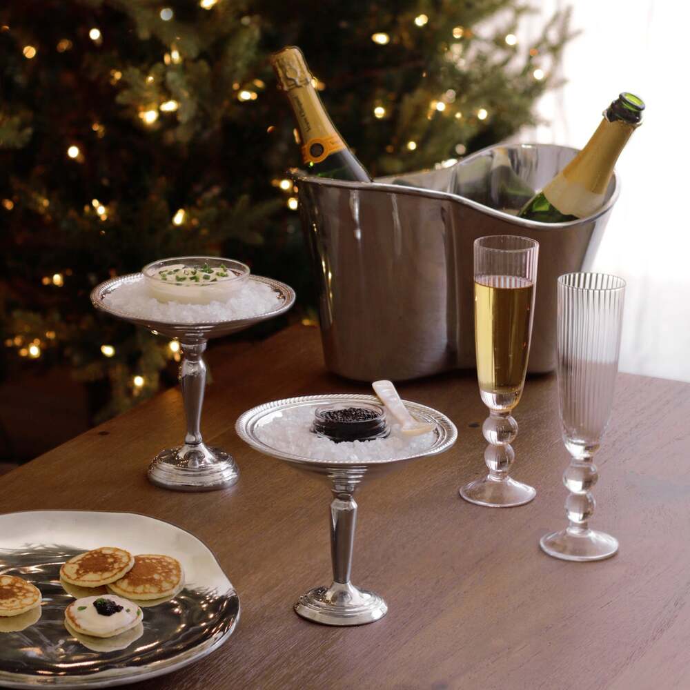 Venice Champagne Flute Set of 4 - Clear by Beatriz Ball 4