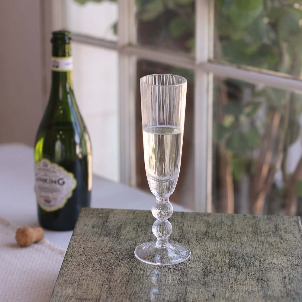 Venice Champagne Flute Set of 4 - Clear by Beatriz Ball 8