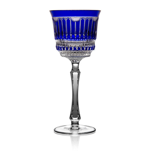 Venice Cobalt Water Glass by Varga Crystal
