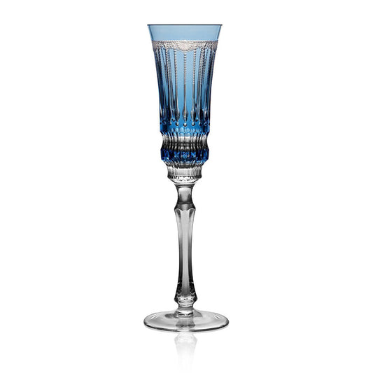 Venice Sky Blue Flute by Varga Crystal