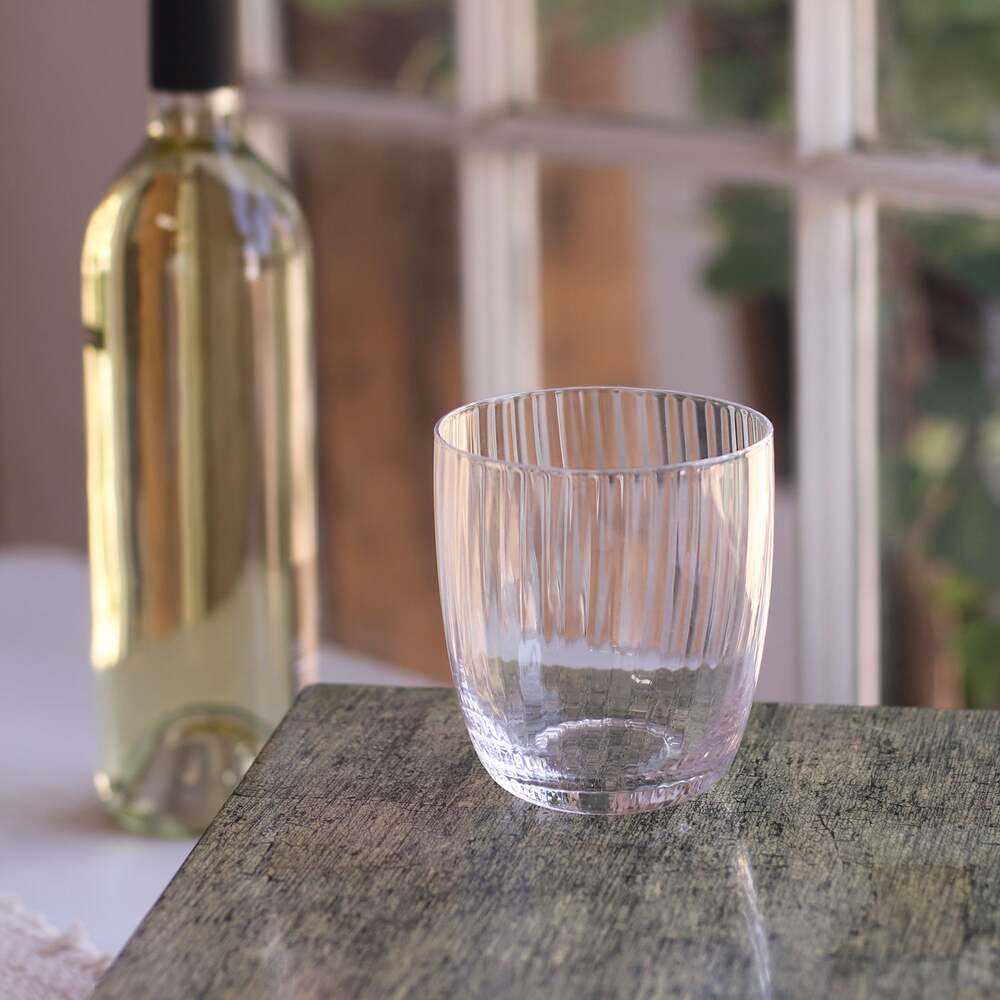 Venice Stemless Wine Glass/Double Old Fashioned Glass Set of 4 - Clear by Beatriz Ball 2