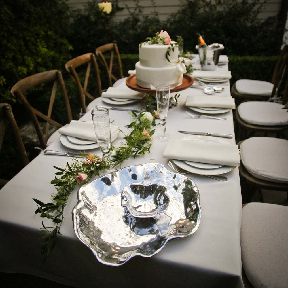 Vento Bergamo Chip & Dip Bowl by Beatriz Ball 4