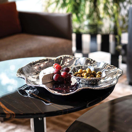 Vento Bergamo Chip & Dip Bowl by Beatriz Ball