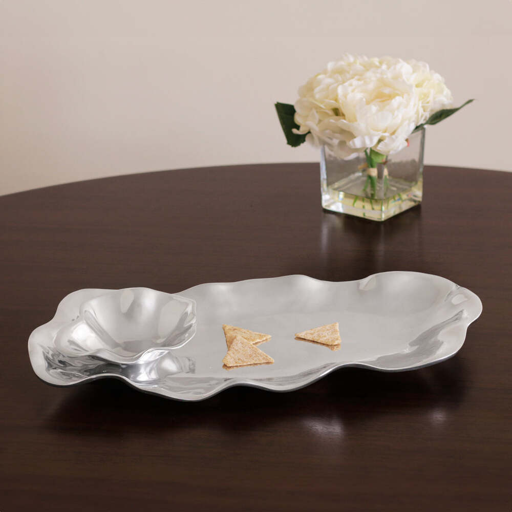 Vento Bergamo Oval Chip & Dip Bowl by Beatriz Ball 4