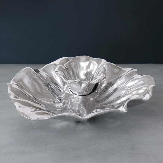 Vento Bloom Chip & Dip Bowl by Beatriz Ball