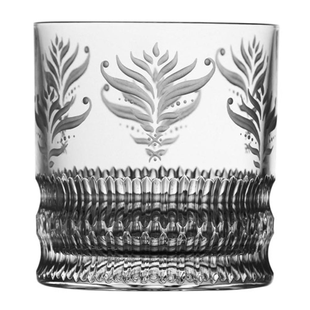 Veronese Clear Double Old Fashioned Glass by Varga Crystal