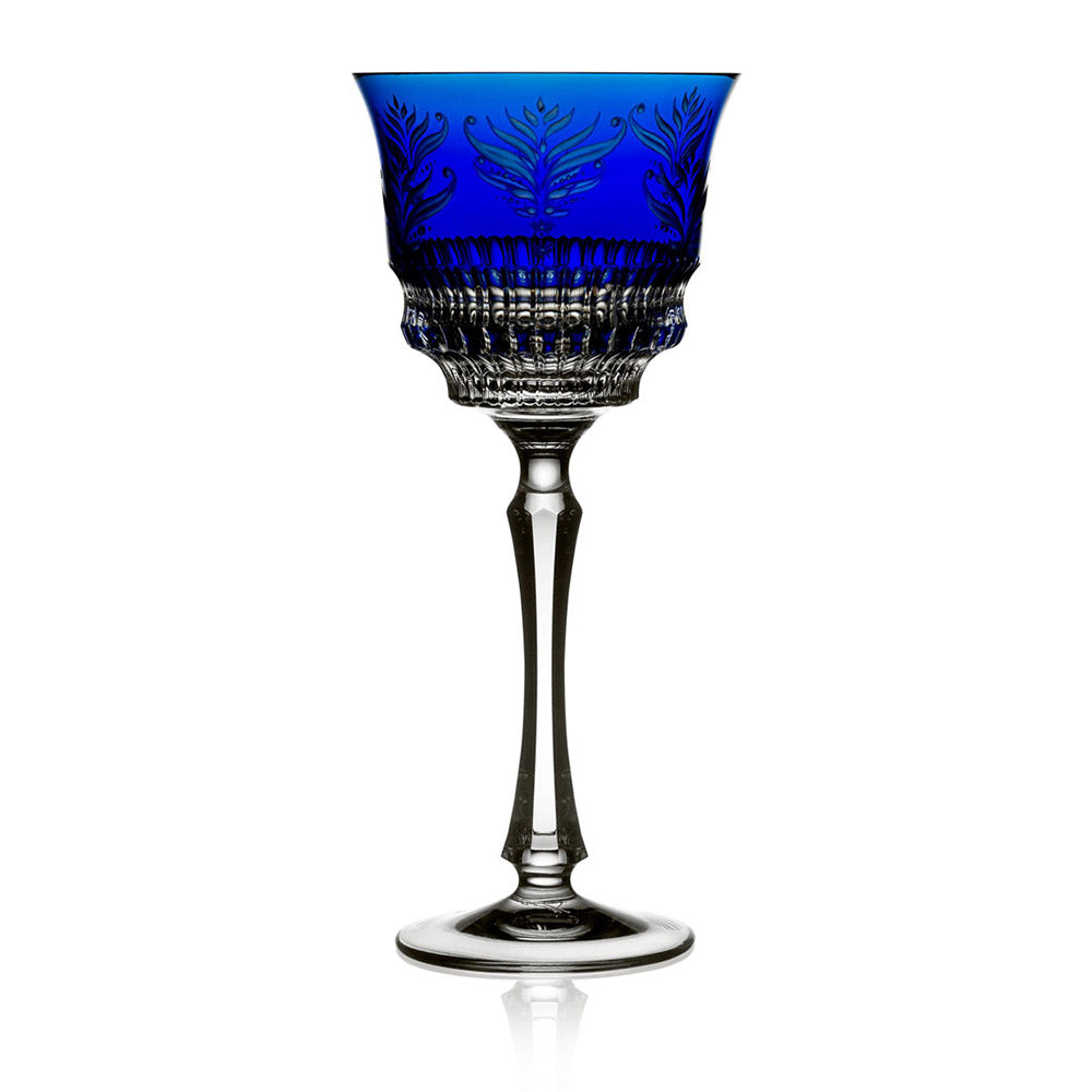 Veronese Cobalt Water Glass by Varga Crystal