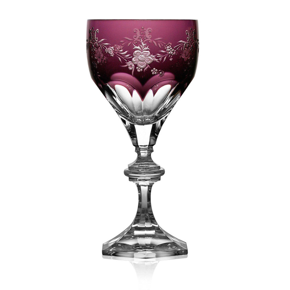 Versailles Amethyst Water Glass by Varga Crystal
