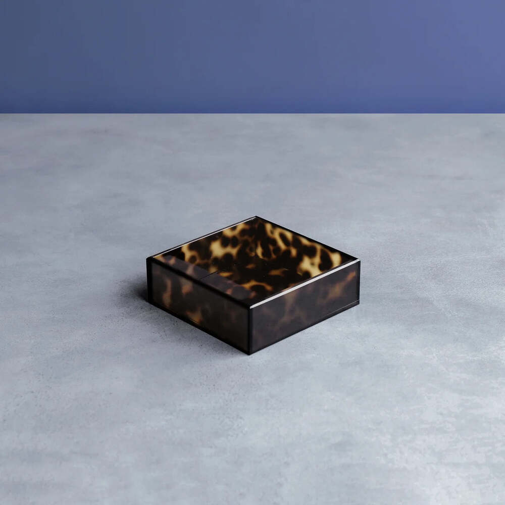 Vida Acrylic Tortoise Beverage Napkin Holder by Beatriz Ball