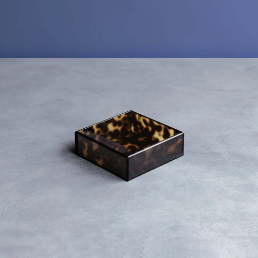 Vida Acrylic Tortoise Beverage Napkin Holder by Beatriz Ball