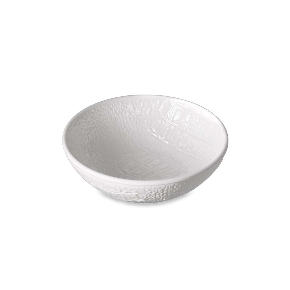 Vida Croc Round Mini Bowl - White by Beatriz Ball 3