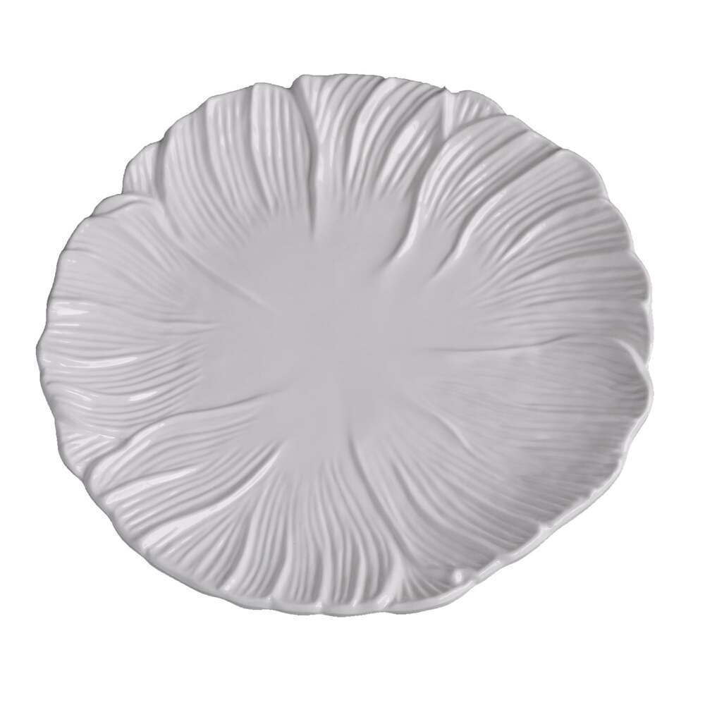 Vida Lettuce 13" Charger Set of 4 - White by Beatriz Ball 1