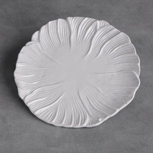 Vida Lettuce 13" Charger Set of 4 - White by Beatriz Ball