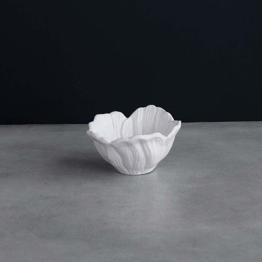 Vida Lettuce Mini Dip Bowl Set of 4 - White by Beatriz Ball