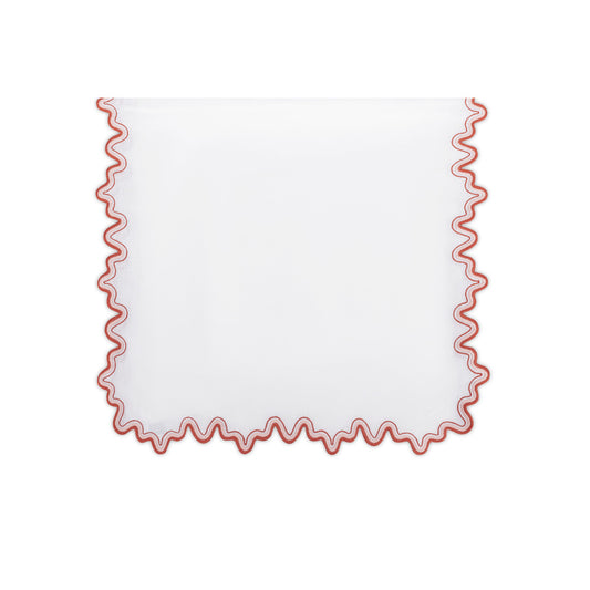 Wave 16" W x 108" L Runner Carnelian