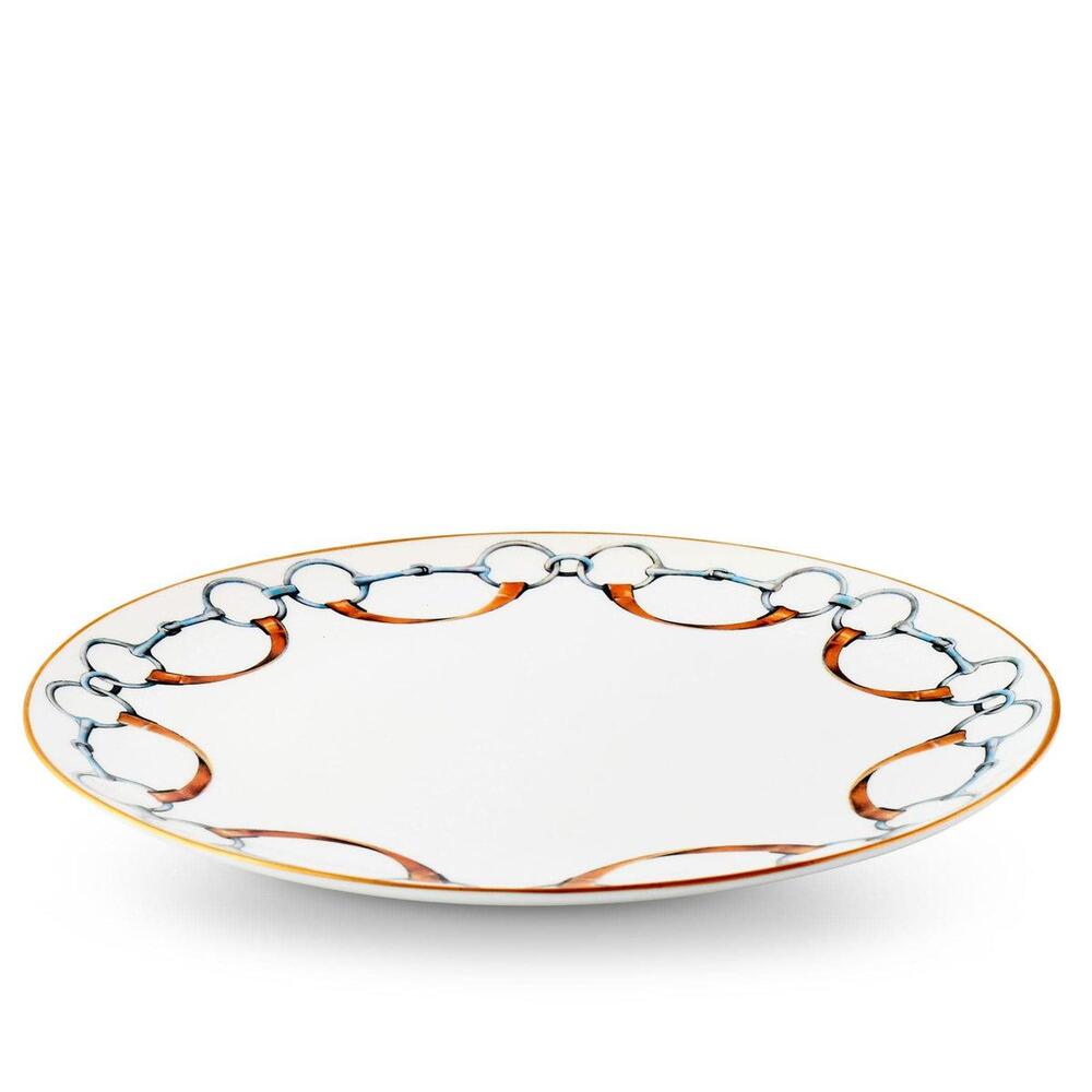 Wellington Bit Pattern Bone China Round Charger Plate by Vagabond House 1