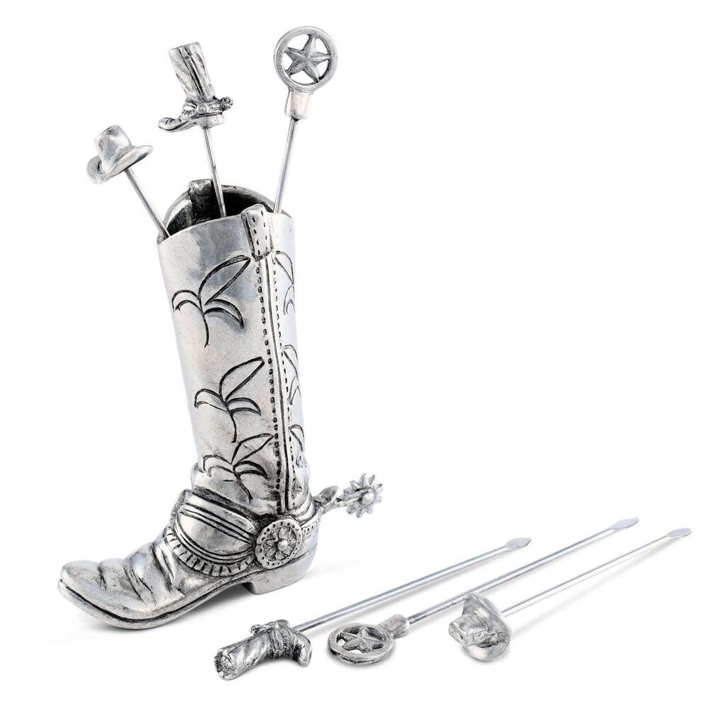 Western Boot Cheese Pick Set by Vagabond House