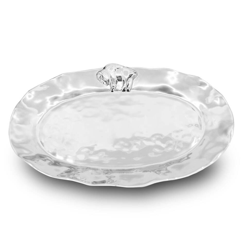 Western Buffalo Large Oval Platter by Beatriz Ball 1
