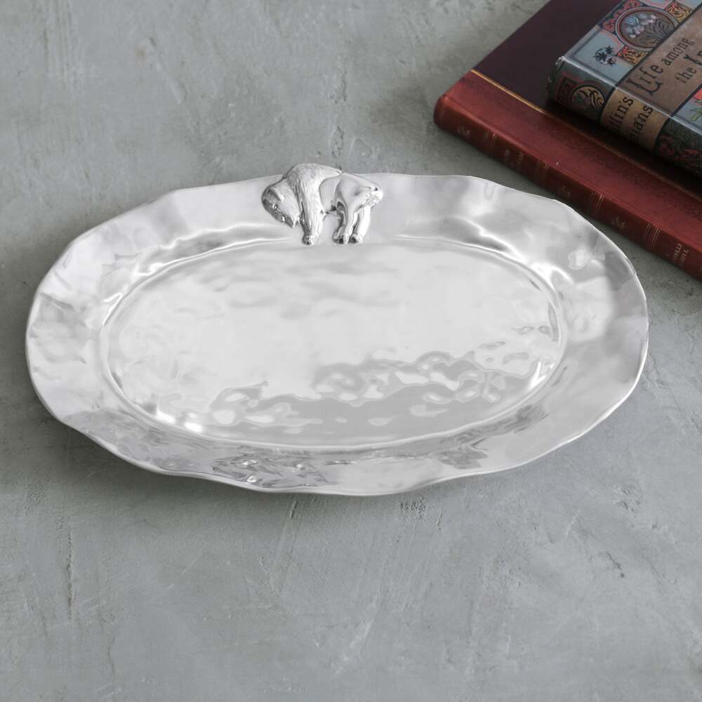 Western Buffalo Large Oval Platter by Beatriz Ball 2