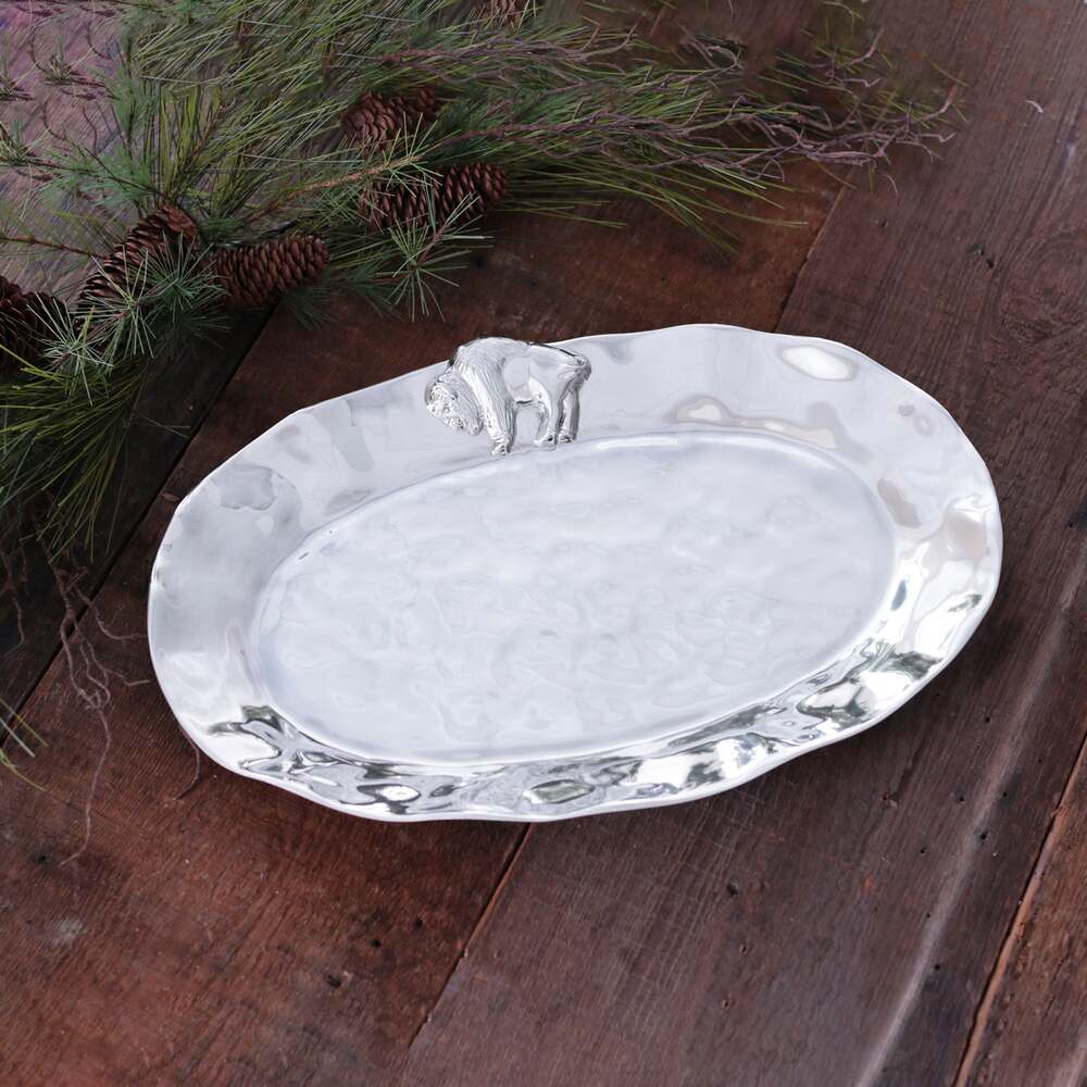 Western Buffalo Large Oval Platter by Beatriz Ball 4