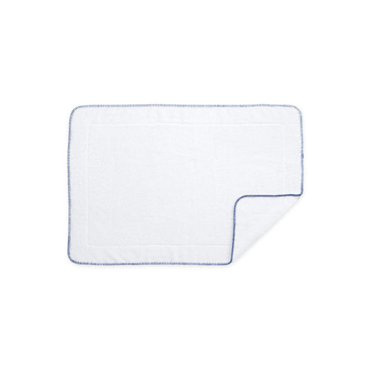 Whipstitch Tub Mat Periwinkle