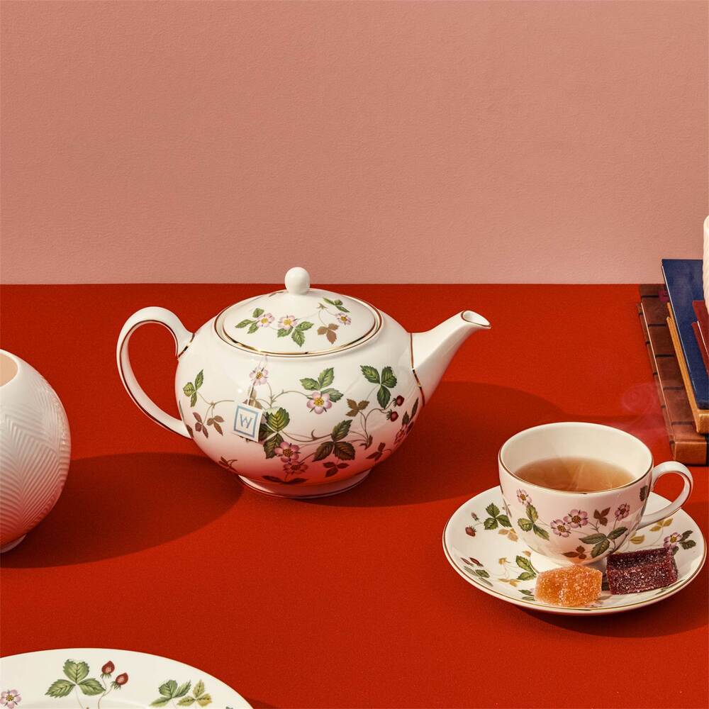 Wild Strawberry Teapot by Wedgwood Additional Image - 1