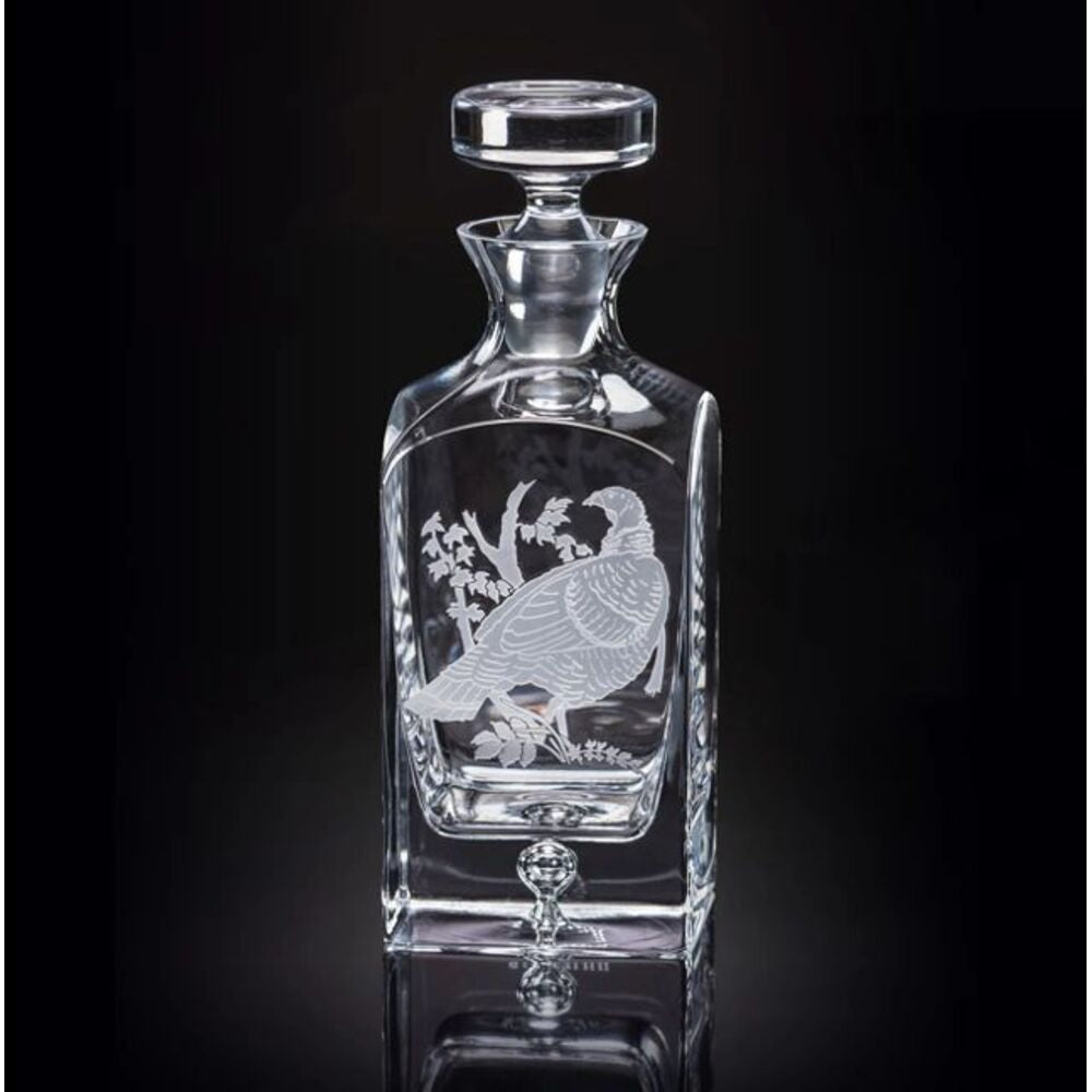 Wild Turkey Decanter Upland Game Birds by Julie Wear