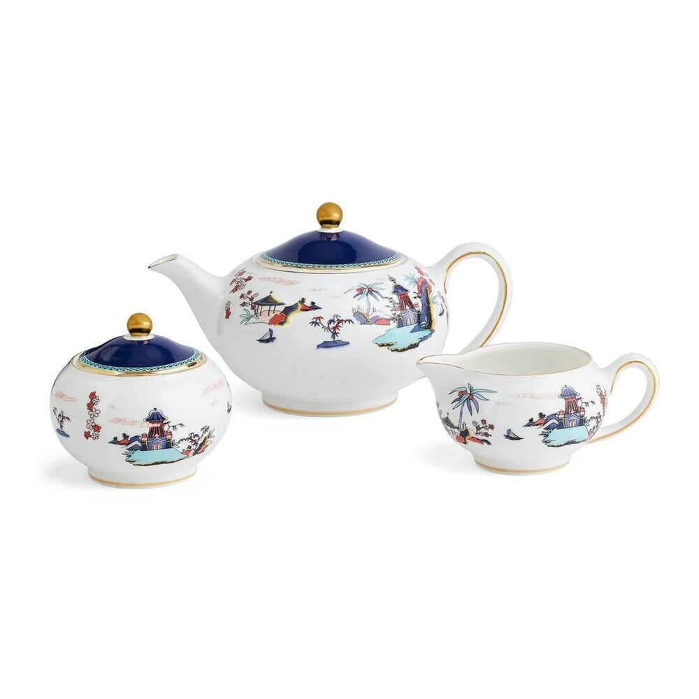 Wonderlust Blue Pagoda 3 Piece Set by Wedgwood