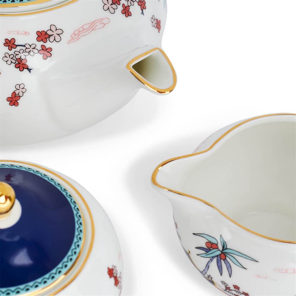 Wonderlust Blue Pagoda 3 Piece Set by Wedgwood Additional Image - 4