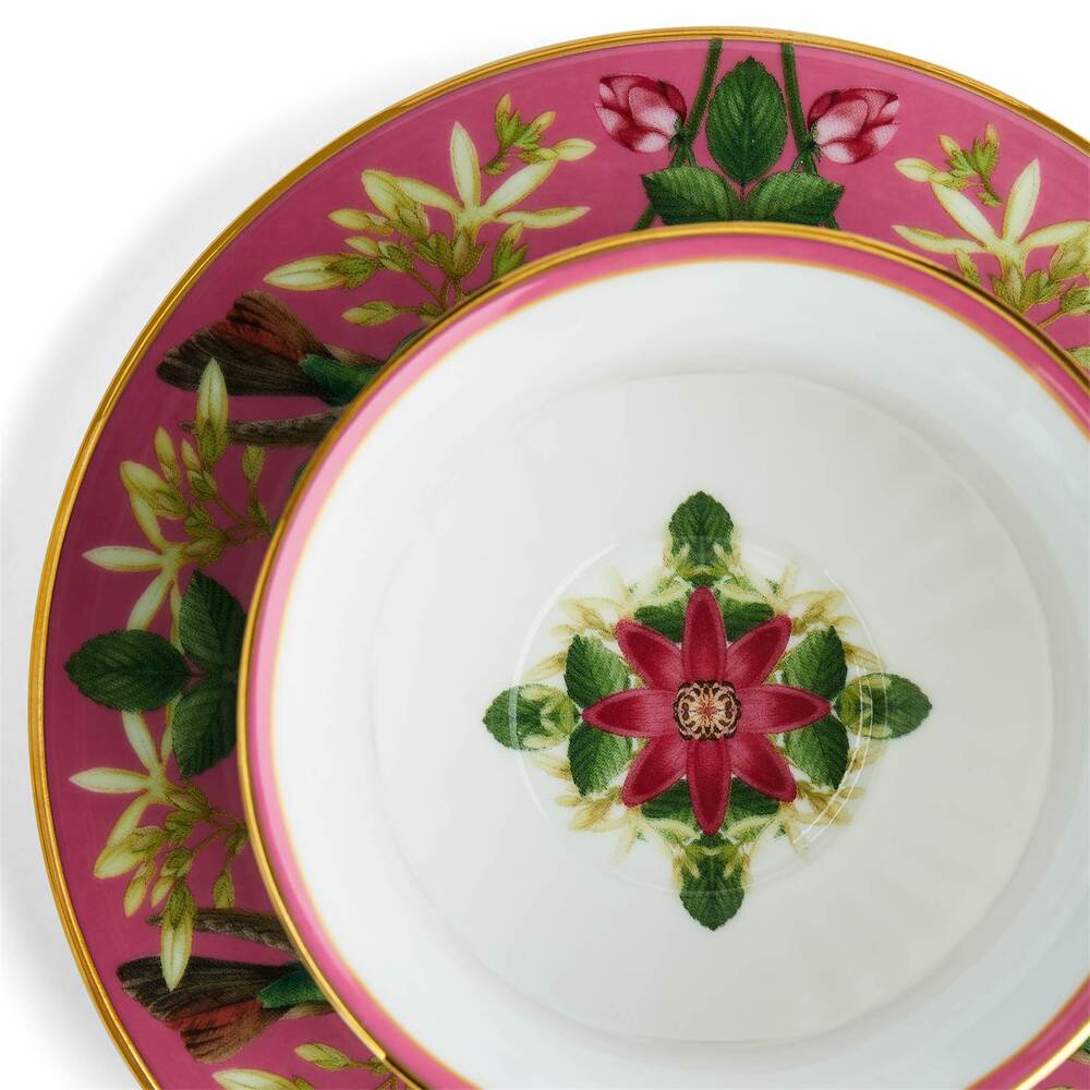 Wonderlust Pink Lotus Teacup & Saucer by Wedgwood Additional Image - 3