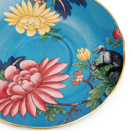 Wonderlust Sapphire Garden Teacup & Saucer by Wedgwood Additional Image - 1