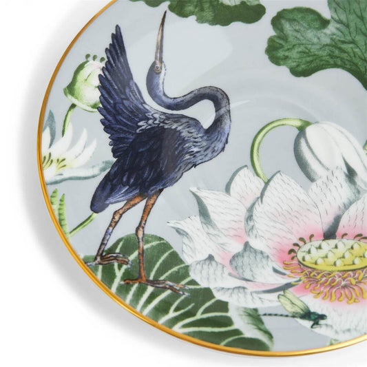 Wonderlust Waterlily Yellow and Green Teacup & Saucer by Wedgwood Additional Image - 1